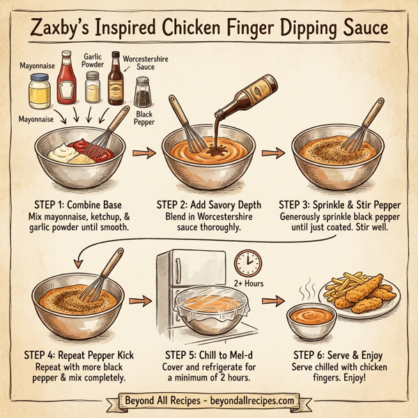 Zaxby's Inspired Chicken Finger Dipping Sauce instructions