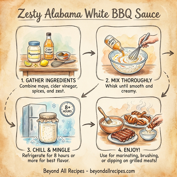 Zesty Alabama White BBQ Sauce instructions