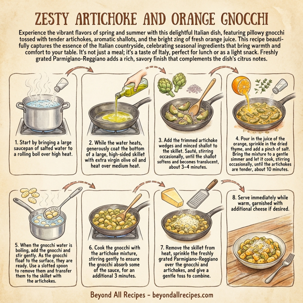 Zesty Artichoke and Orange Gnocchi instructions