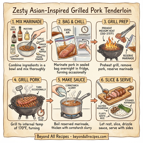 Zesty Asian-Inspired Grilled Pork Tenderloin instructions