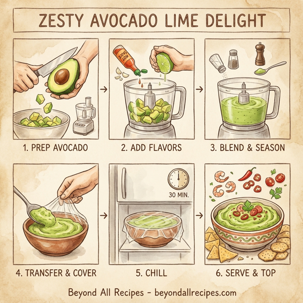 Zesty Avocado Lime Delight instructions
