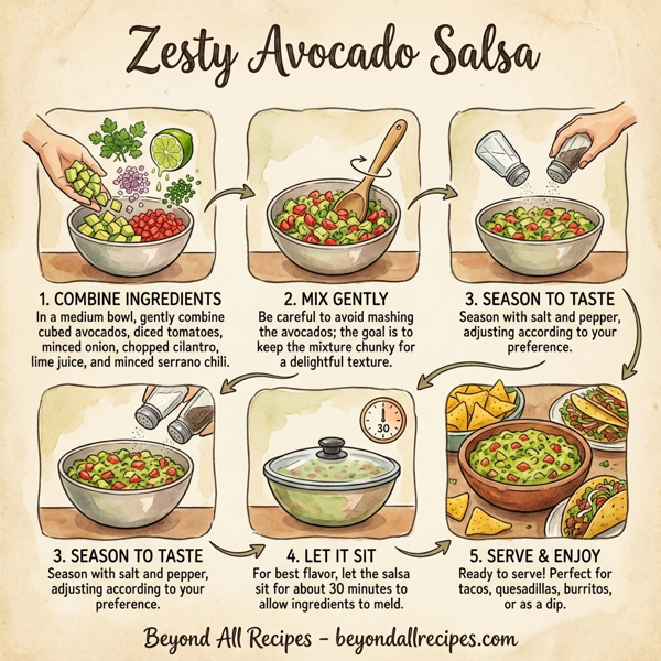 Zesty Avocado Salsa instructions