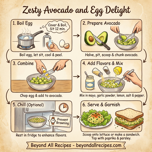 Zesty Avocado and Egg Delight instructions