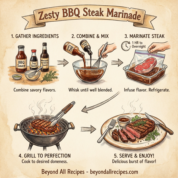 Zesty BBQ Steak Marinade instructions
