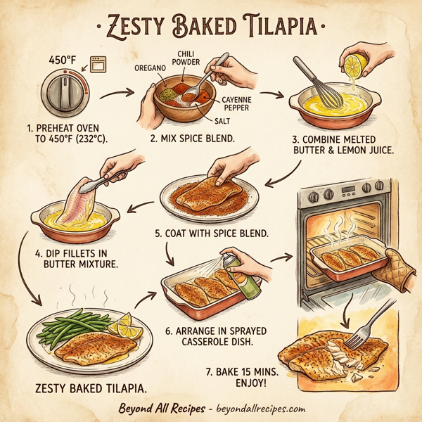 Zesty Baked Tilapia instructions