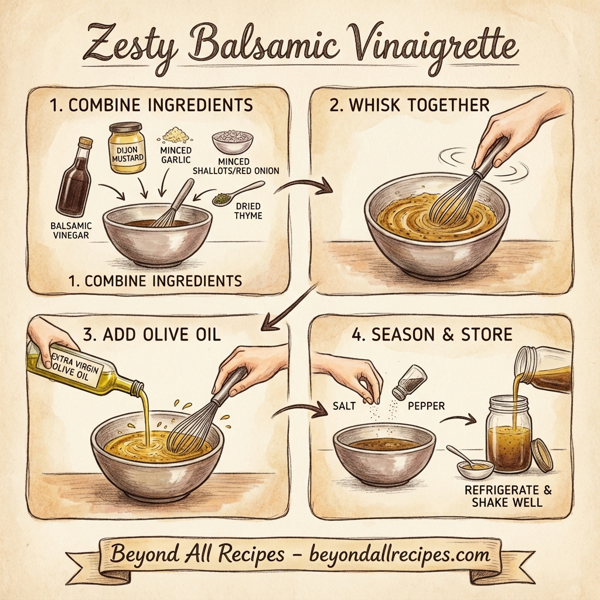 Zesty Balsamic Vinaigrette instructions