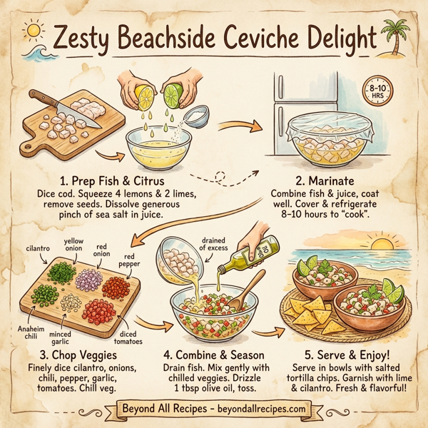 Zesty Beachside Ceviche Delight instructions