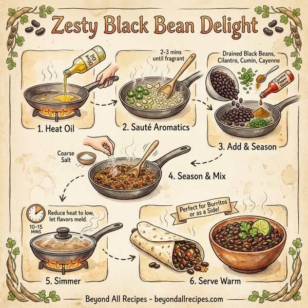 Zesty Black Bean Delight instructions