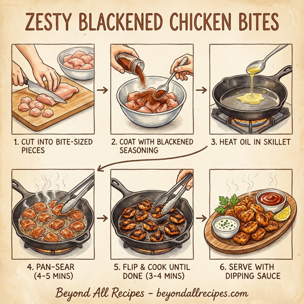Zesty Blackened Chicken Bites instructions