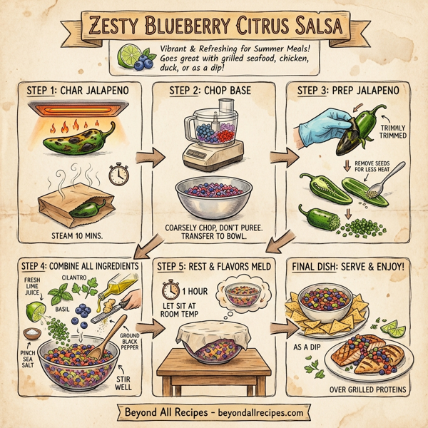 Zesty Blueberry Citrus Salsa instructions