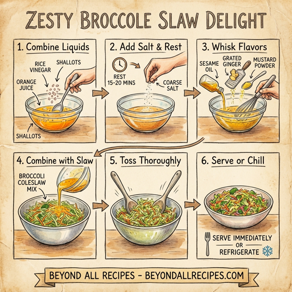 Zesty Broccoli Slaw Delight instructions