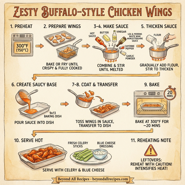Zesty Buffalo-Style Chicken Wings instructions
