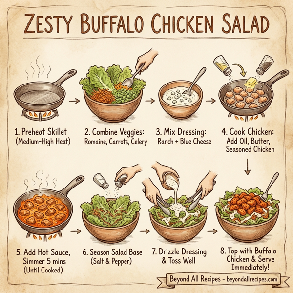 Zesty Buffalo Chicken Salad instructions