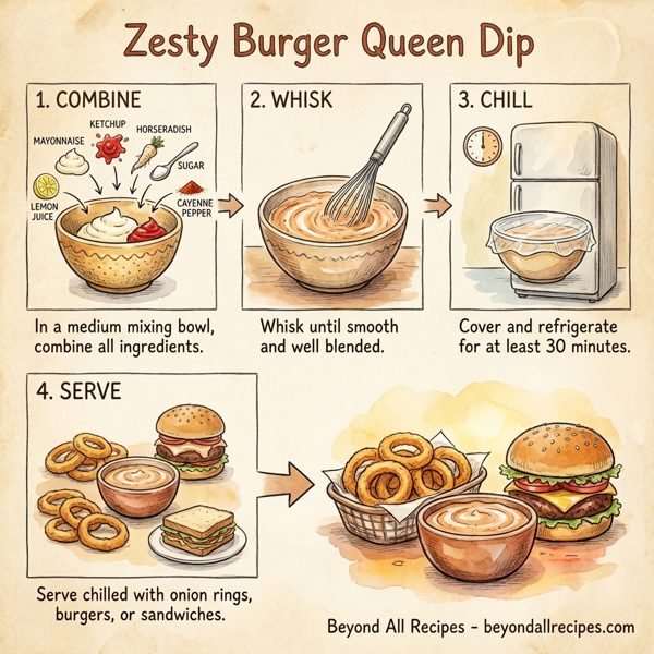Zesty Burger Queen Dip instructions