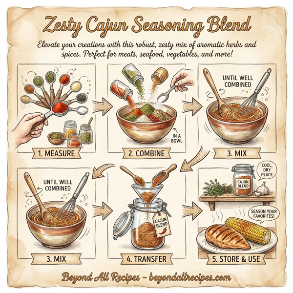 Zesty Cajun Seasoning Blend instructions
