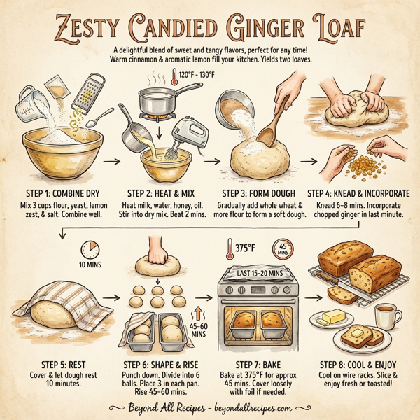 Zesty Candied Ginger Loaf instructions