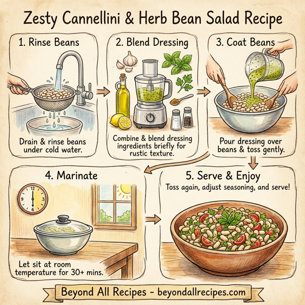 Zesty Cannellini & Herb Bean Salad instructions