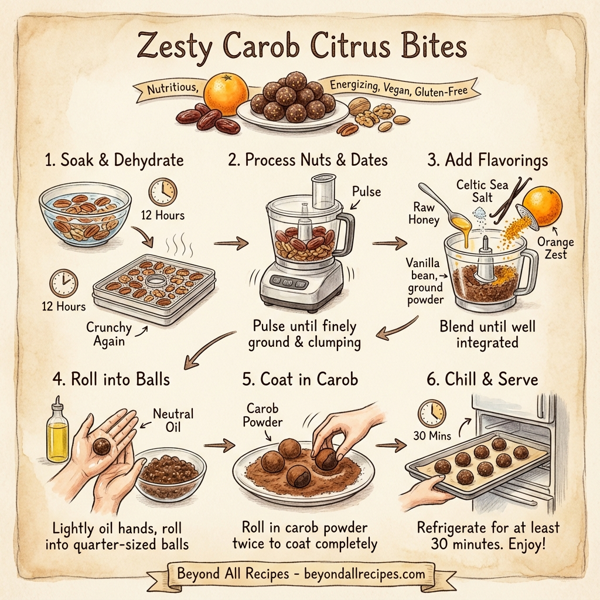 Zesty Carob Citrus Bites instructions