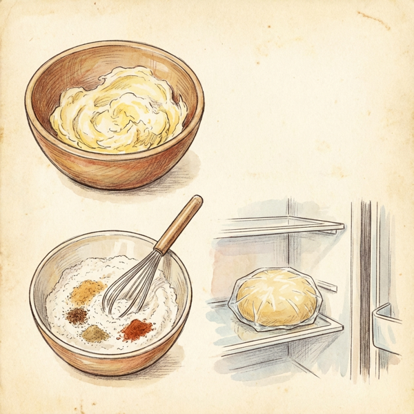 Zesty Cheddar Cheese Straws instructions