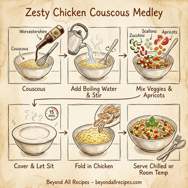 Zesty Chicken Couscous Medley instructions