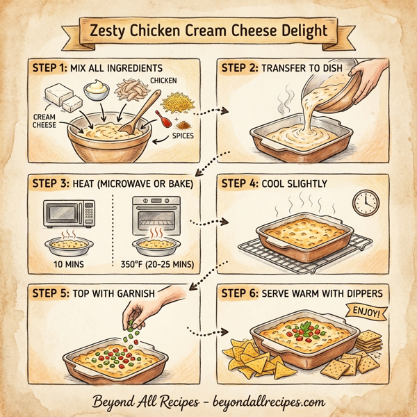 Zesty Chicken Cream Cheese Delight instructions