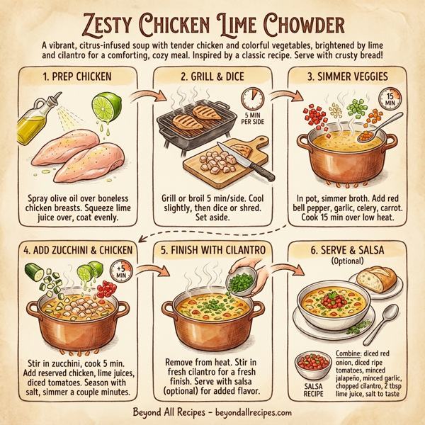 Zesty Chicken Lime Chowder instructions