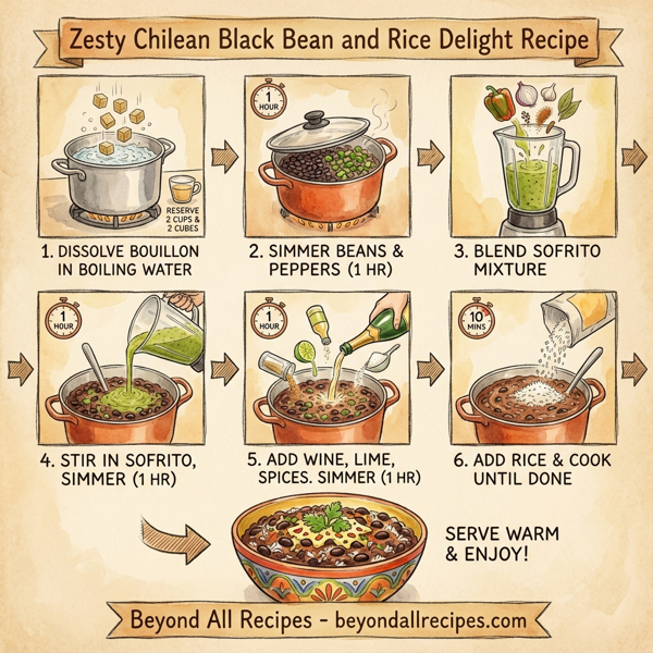 Zesty Chilean Black Bean and Rice Delight instructions