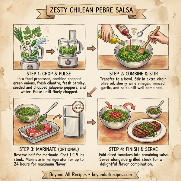 Zesty Chilean Pebre Salsa instructions