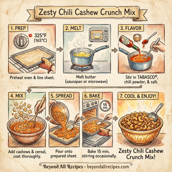 Zesty Chili Cashew Crunch Mix instructions
