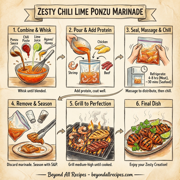 Zesty Chili Lime Ponzu Marinade instructions