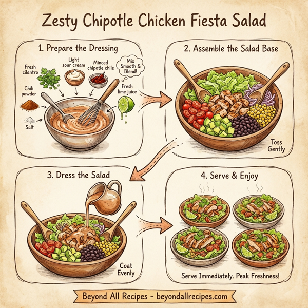 Zesty Chipotle Chicken Fiesta Salad instructions