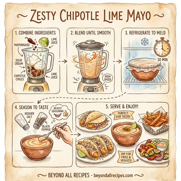 Zesty Chipotle Lime Mayo instructions