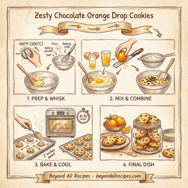 Zesty Chocolate Orange Drop Cookies instructions