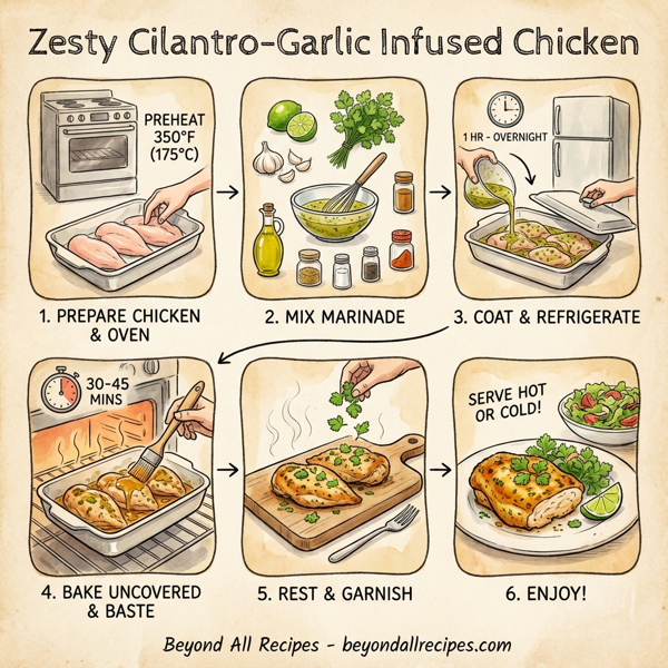 Zesty Cilantro-Garlic Infused Chicken instructions