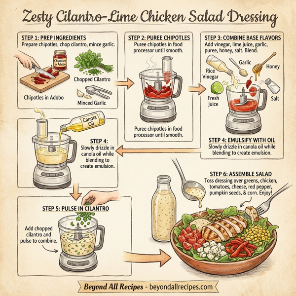 Zesty Cilantro-Lime Chicken Salad Dressing instructions
