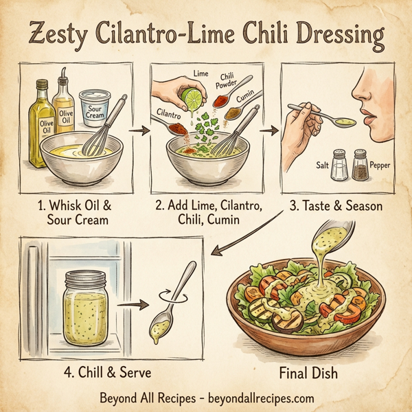 Zesty Cilantro-Lime Chili Dressing instructions