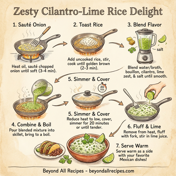Zesty Cilantro-Lime Rice Delight instructions