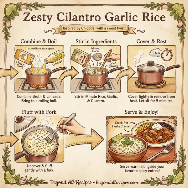 Zesty Cilantro Garlic Rice instructions