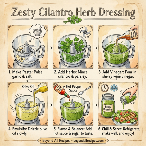 Zesty Cilantro Herb Dressing instructions