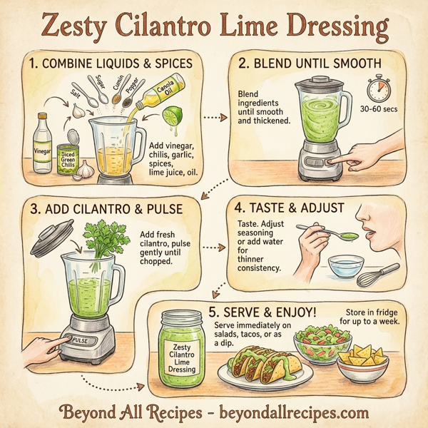 Zesty Cilantro Lime Dressing instructions