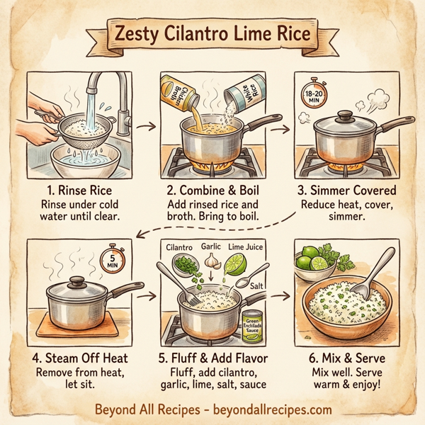 Zesty Cilantro Lime Rice instructions