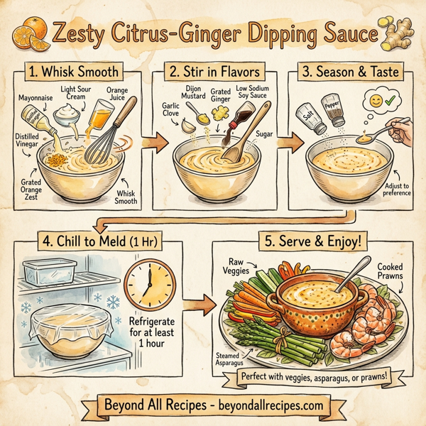 Zesty Citrus-Ginger Dipping Sauce instructions