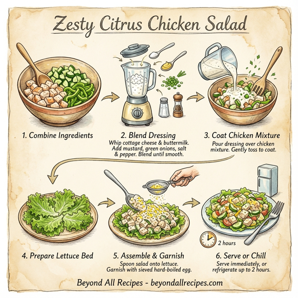 Zesty Citrus Chicken Salad instructions