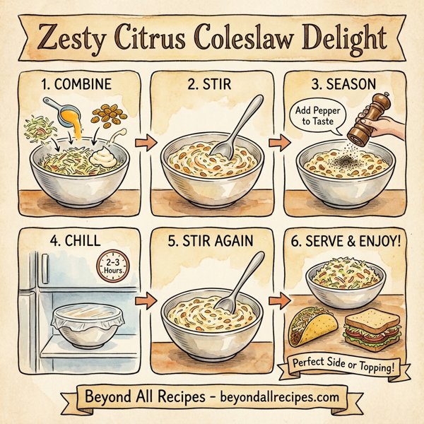 Zesty Citrus Coleslaw Delight instructions