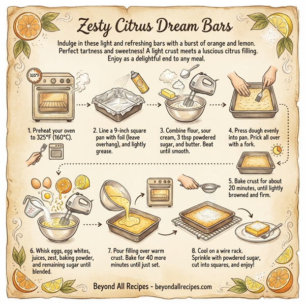 Zesty Citrus Dream Bars instructions