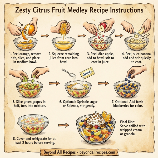 Zesty Citrus Fruit Medley instructions