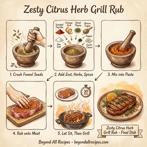 Zesty Citrus Herb Grill Rub instructions