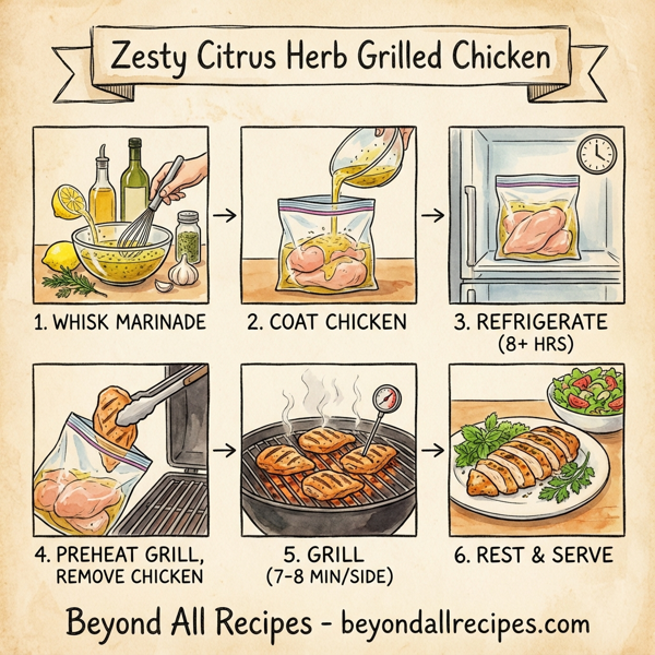 Zesty Citrus Herb Grilled Chicken instructions