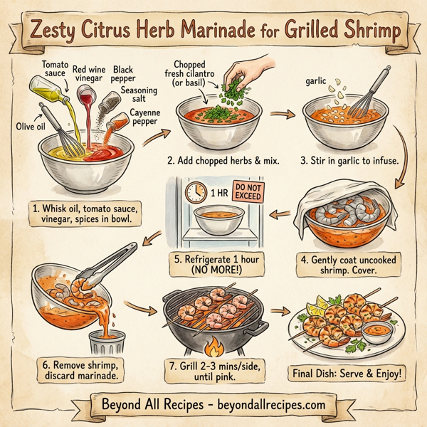 Zesty Citrus Herb Marinade for Grilled Shrimp instructions