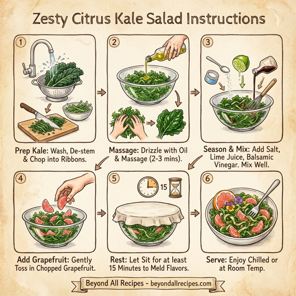 Zesty Citrus Kale Salad instructions